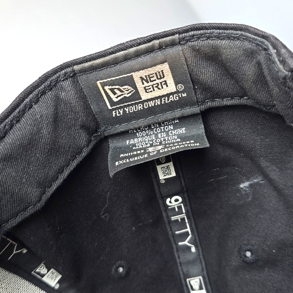 New Era 9Fifty Black snapback Raise cap Men's OSFA - Picture 7 of 16